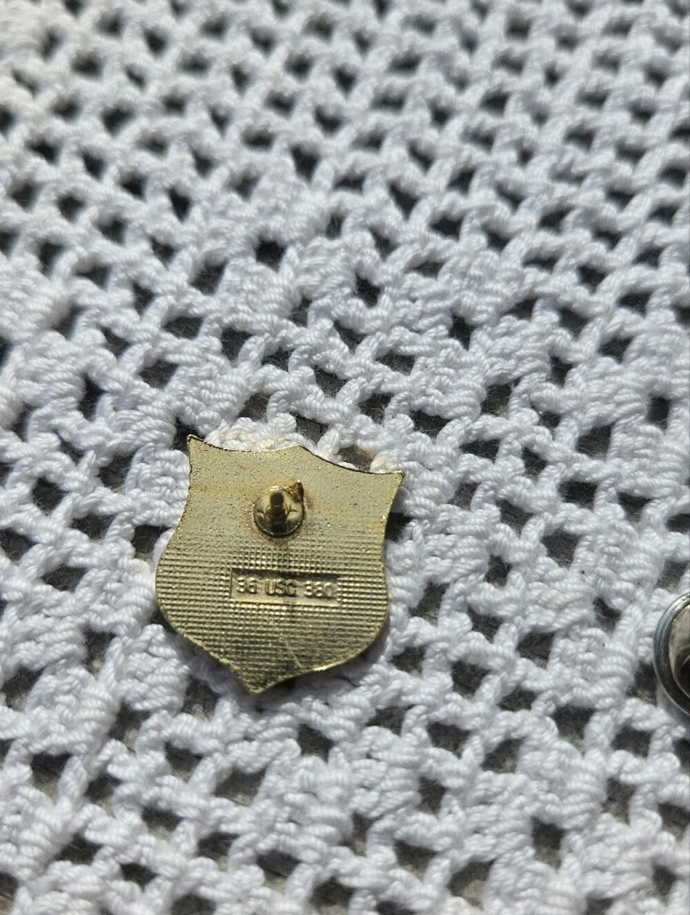 Vintage AT&T Team USA Olympic sponsor Shield Lapel Pin